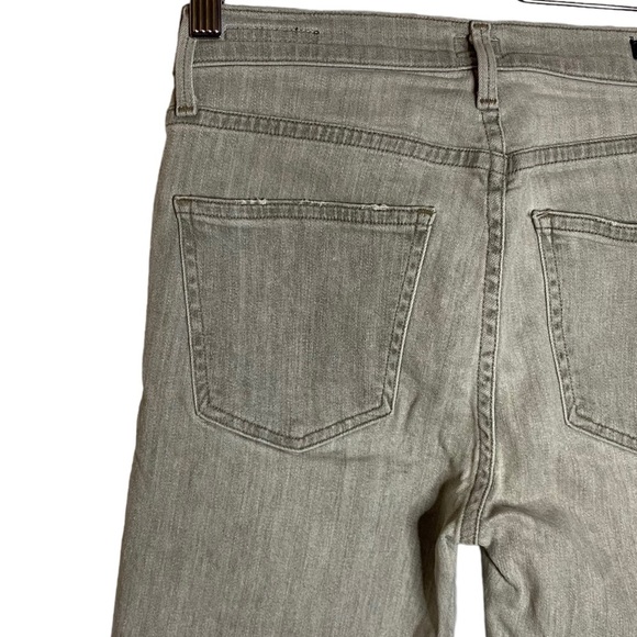 Citizens of Humanity Rocket High Rise Crop Skinny Jeans Sunbaked Gray Stretch 25 - Picture 10 of 16